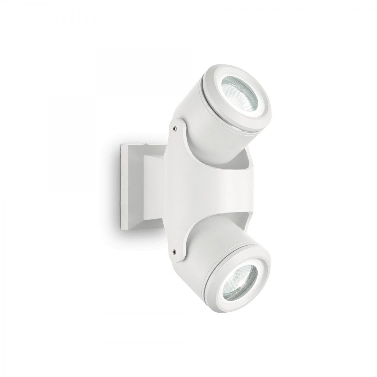 Ideal Lux 129495 vonkajšia nástenná lampa Xenon 2x28W | GU10 | IP44 - biela