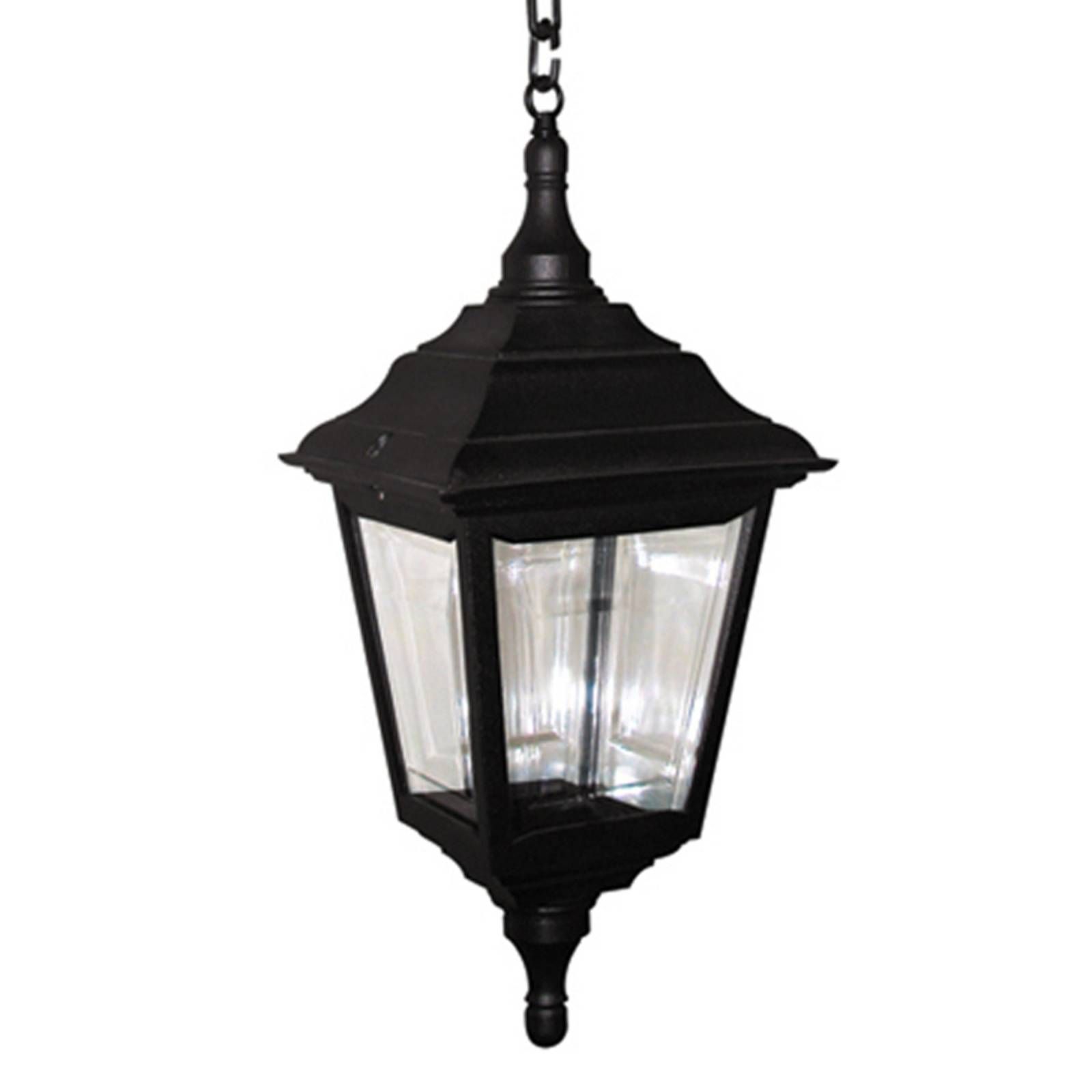 Elstead Tradične tvarovaná vonkajšia závesná lampa Kerry, polymér, polykarbonát, E27, 100W, K: 51cm