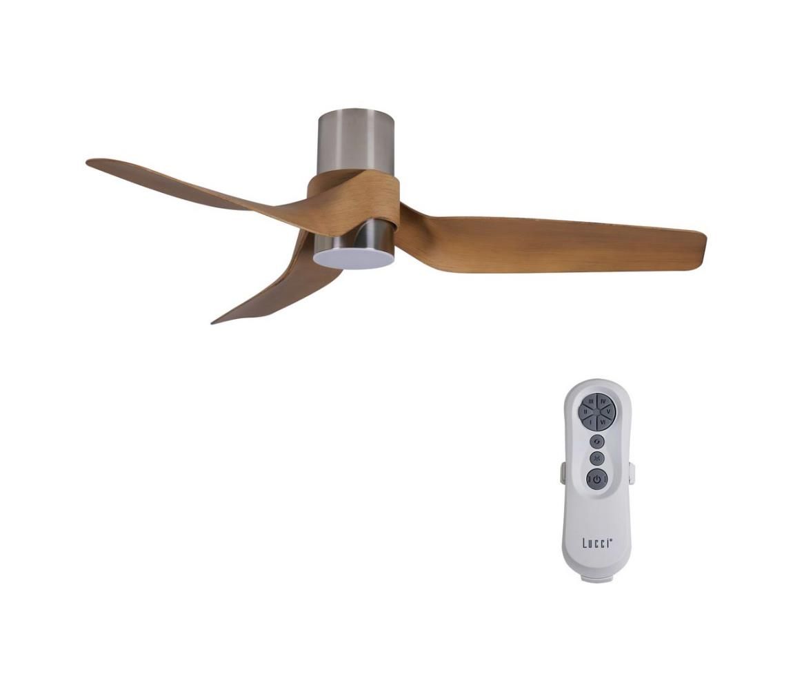 Lucci air 213355- LED Stmievateľný stropný ventilátor NAUTICA 1xGX53/12W/230V +DO