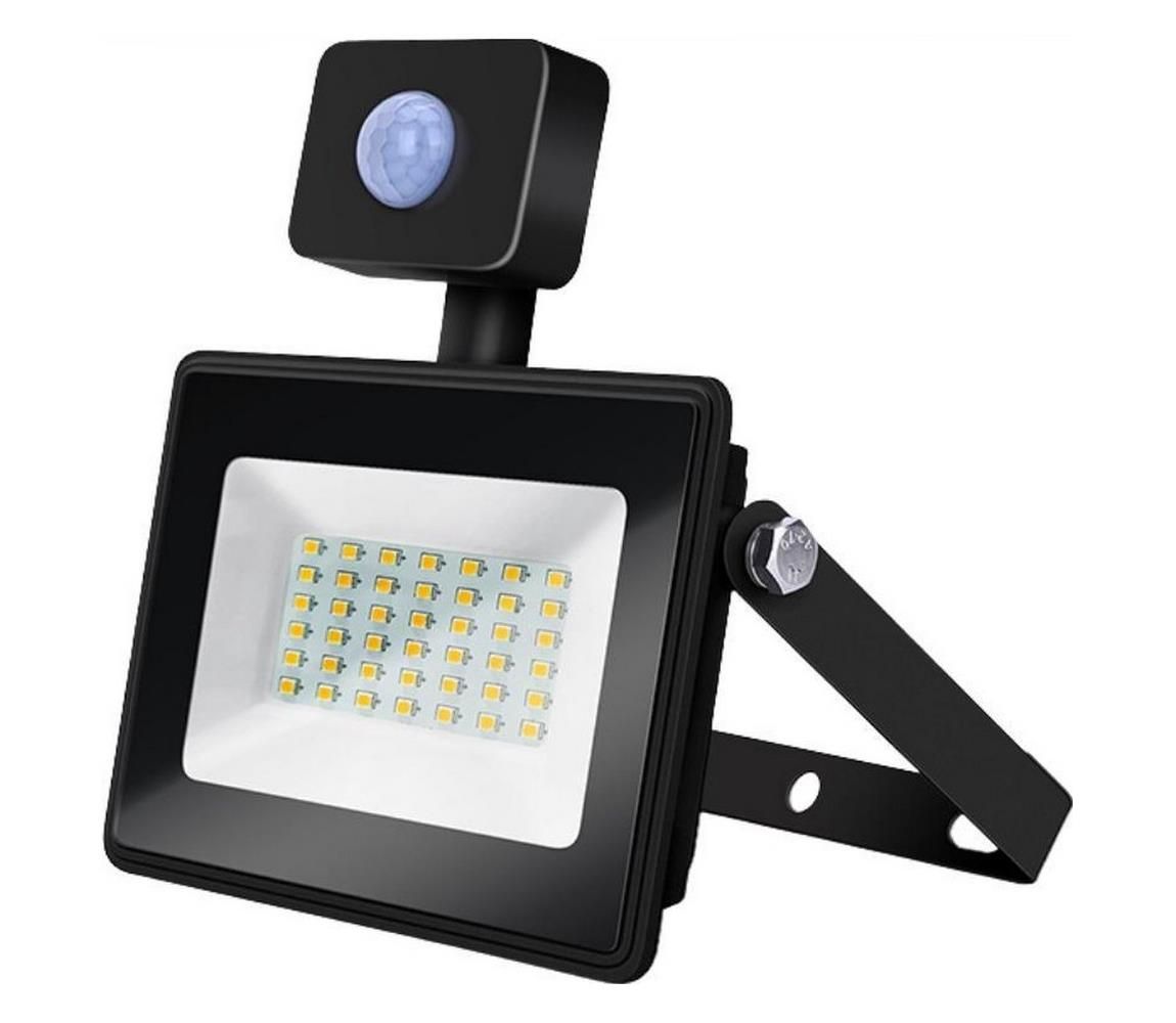 Aigostar - LED Reflektor so senzorom LED/50W/230V 4000K IP65 čierna