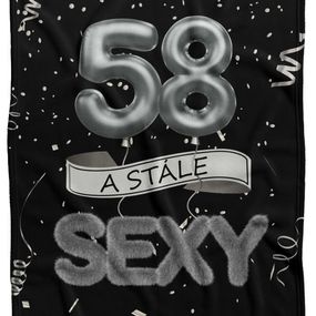 Deka Stále sexy – Čierna (vek: 58, Podšitie baránkom: NE)