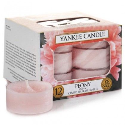 Sviečka Yankee candle Pivonka, 12ks