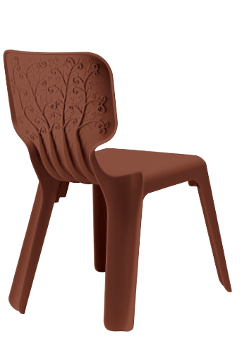 MAGIS - Detská stolička ALMA - hnedá