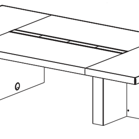 FREZZA - Rokovací stôl CX - 300x160