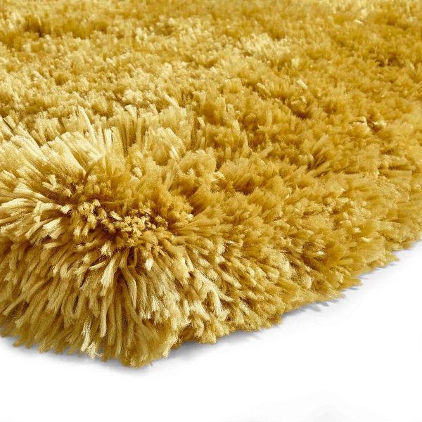 Žltý ručne tuftovaný koberec Think Rugs Polar PL Yellow, 60 × 120 cm
