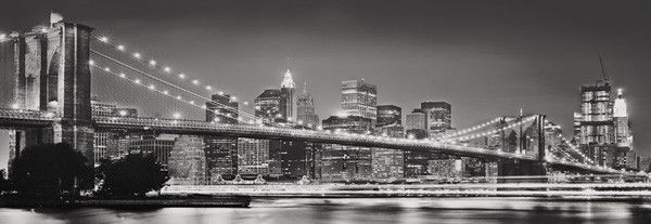 KOMR 023-4 Brooklyn Bridge - Fototapeta Komar, veľkosť 368x127 cm