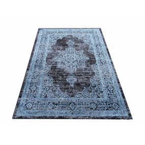 DomTextilu Modrý koberec so vzorom 26612-154739