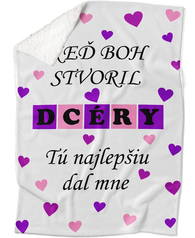 Deka Keď boh stvoril dcéry (Podšitie baránkom: ÁNO)