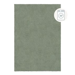 Zelený umývateľný koberec z recyklovaných vlákien 200x290 cm Fluffy – Flair Rugs
