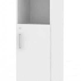 Úzka kombinovaná skrinka rea office 50 + d3 (1ks) - biela
