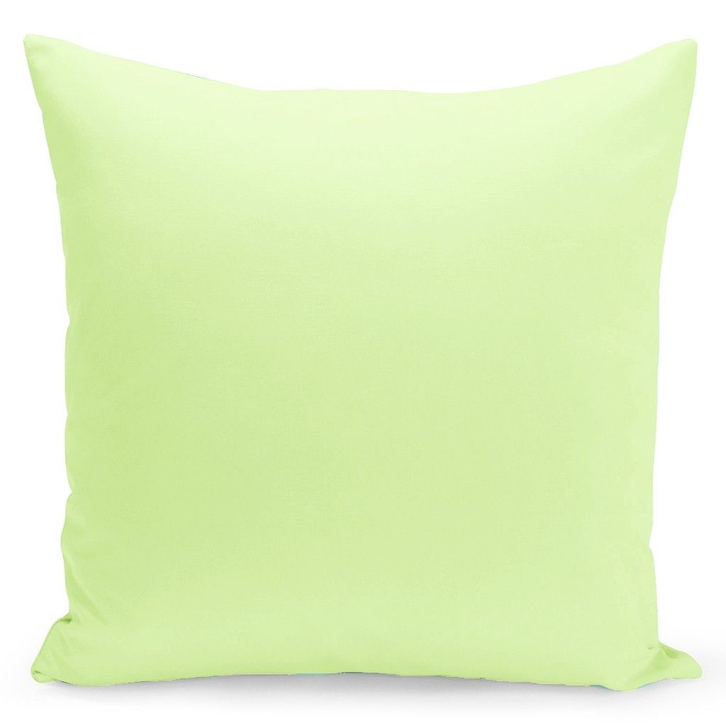 DomTextilu Jednofarebná obliečka v svetlo zelenej farbe 40 x 40 cm 22591-140144