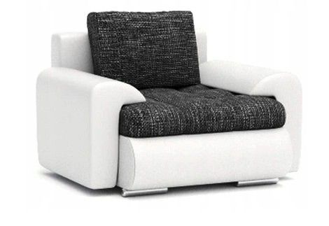 Signal-nabytek DomTextilu Luxusné pohodlné kreslo bielo sivej farby 95 x 90 cm 58583