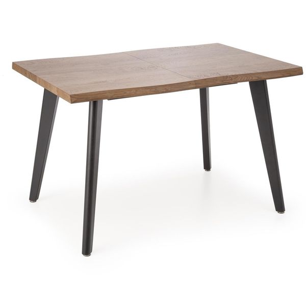 Halmar DICKSON 2 rozkladací stôl 150-210/90 cm, doska - prírodná, nohy - čierne