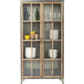 KARE Design Skříň s vitrínou   Kontor 97cm