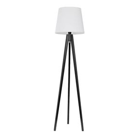 Stojacia lampa CONE 1xE27/60W/230V wenge biela