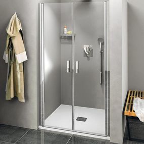 POLYSAN - ZOOM LINE sprchové dvere dvojkrídlové 900mm, číre sklo ZL1790