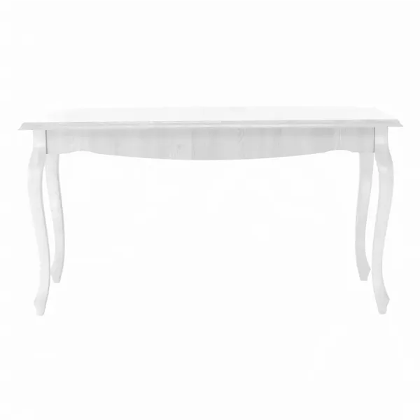  Jedálenský stôl DA19, sosna biela, 146x76 cm, VILAR