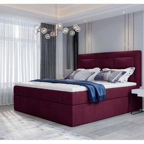 Expedo Čalúnená posteľ boxspring SAVOY, 160x200, mat velvet 68