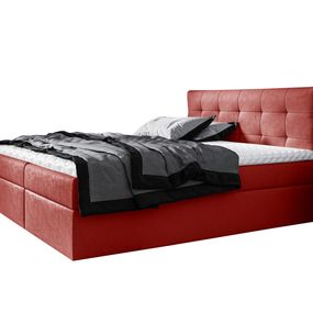 Expedo Čalúnená posteľ boxspring BRIGITE + topper, 200x200, jasmine 60