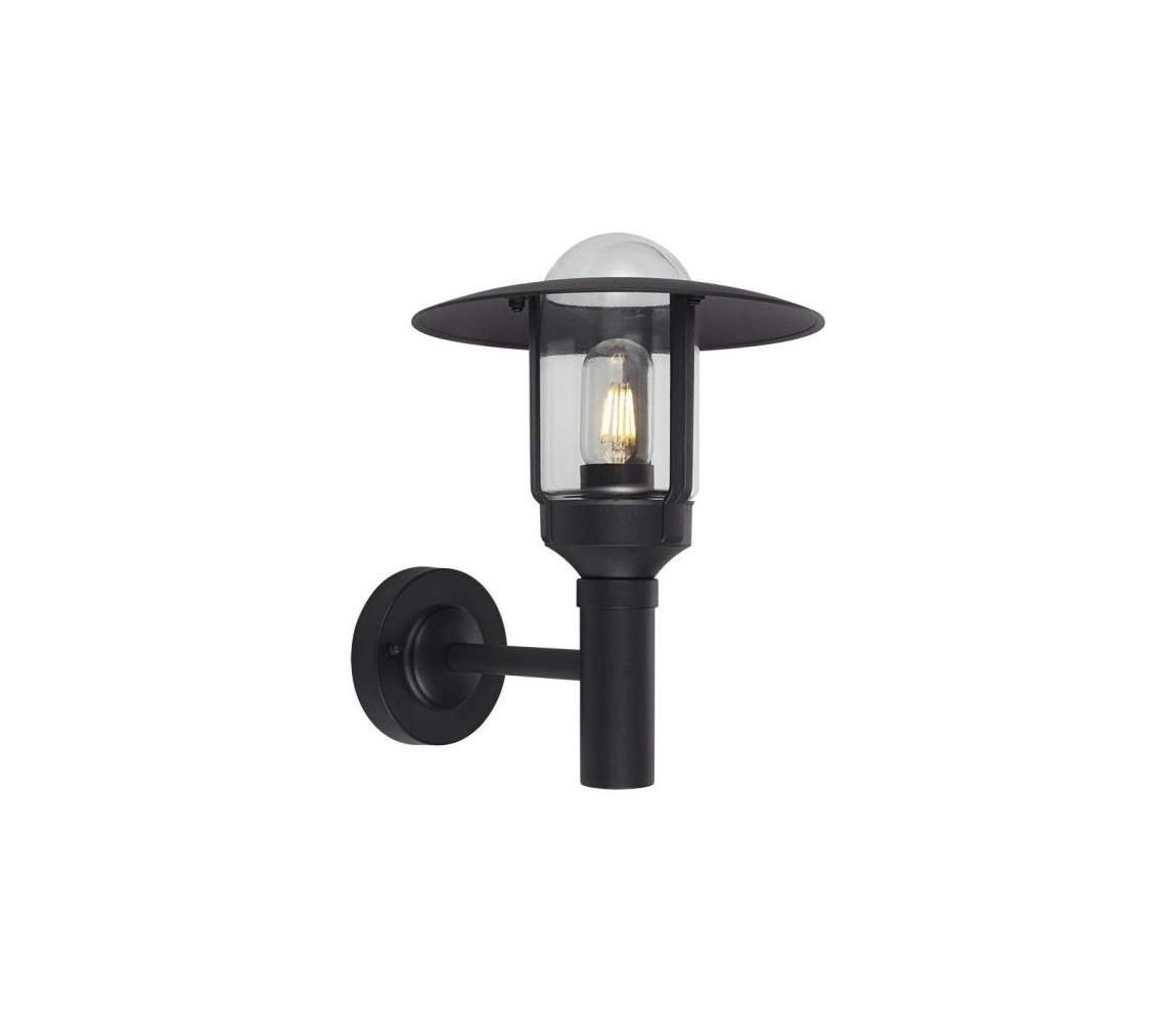 Vonkajšia nástenná lampa 1xE27/60W/230V IP44 čierna