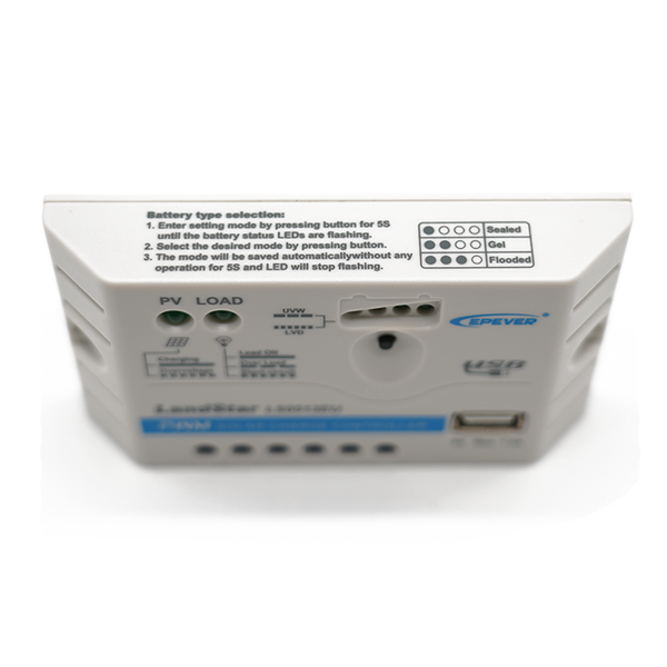 EPsolar Regulátor nabíjania PWM EPsolar LS0512EU 12V 5A s USB