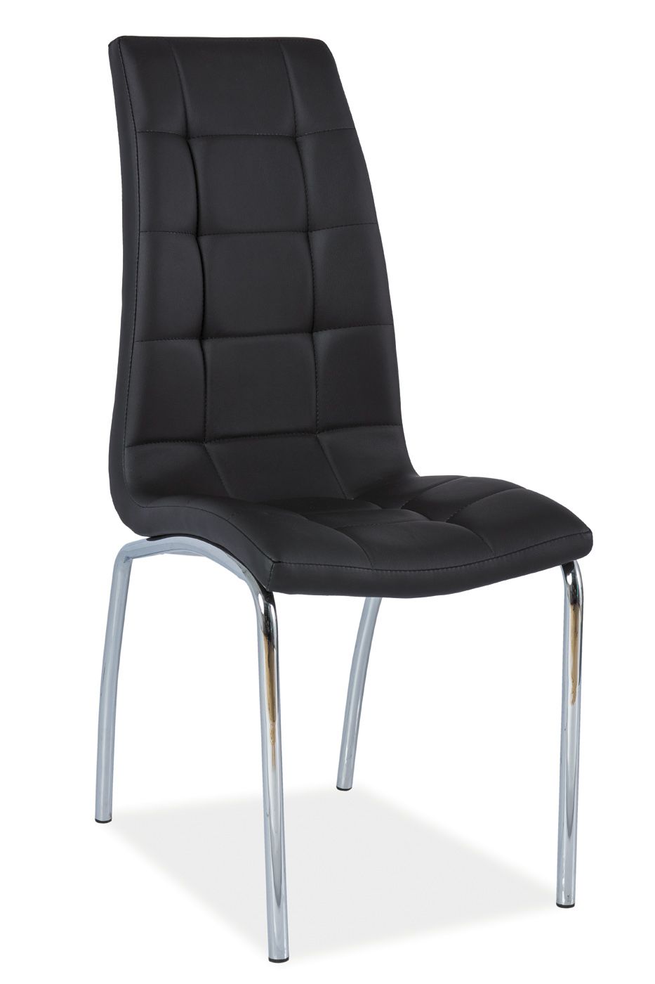 Jedálenská stolička H-104 (ekokoža čierna)