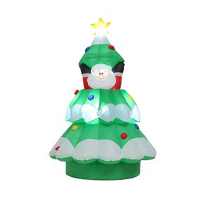 Markslöjd LED figúrka Santa Tree, nafukovacia, pohyblivá, plast, 18W, P: 91 cm, L: 81 cm, K: 182cm
