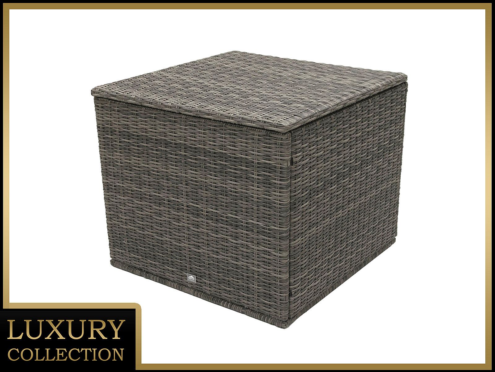 DEOKORK Box na podušky 90 x 90 cm BORNEO LUXURY (sivá)