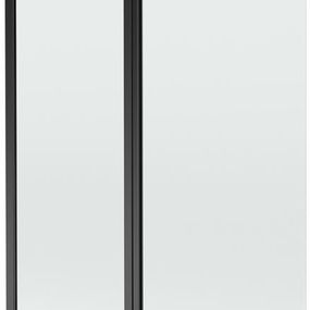 MEXEN - Flip vaňová zástena 1-krídlo 100 x 150 cm, transparent, čierna 894-100-101-70-00