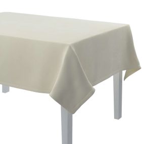 Dekoria Obrus na stôl obdĺžnikový, OffWhite, 130 × 210 cm, Velvet, 704-10