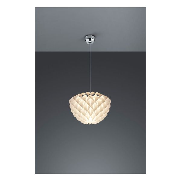 Biele stropné svietidlo Trio Pendant Tilia, výška 150 cm