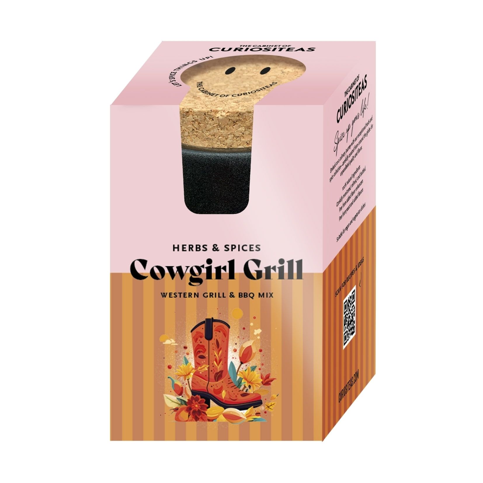 The Cabinet of CURIOSITEAS Zmes grilovacieho korenia Cowgirl Grill 80 g + dóza