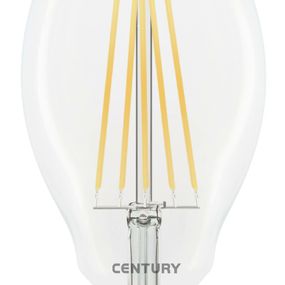 CENTURY LED SAPHIRLED FILAMENT ČIRÁ 11W E27 2700K 1500Lm IP20 360d 75x155mm CEN SAP-112727