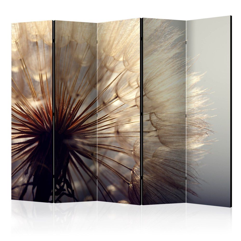 Paraván Dandelion Kiss Dekorhome 225x172 cm (5-dielny)