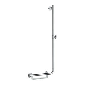 Hansgrohe Unica - Sprchová tyč Comfort 110 cm pravá, biela/chróm 26404400