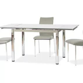 Jedálenský stôl GD-018 (sivá) (pre 4 až 6 osôb)