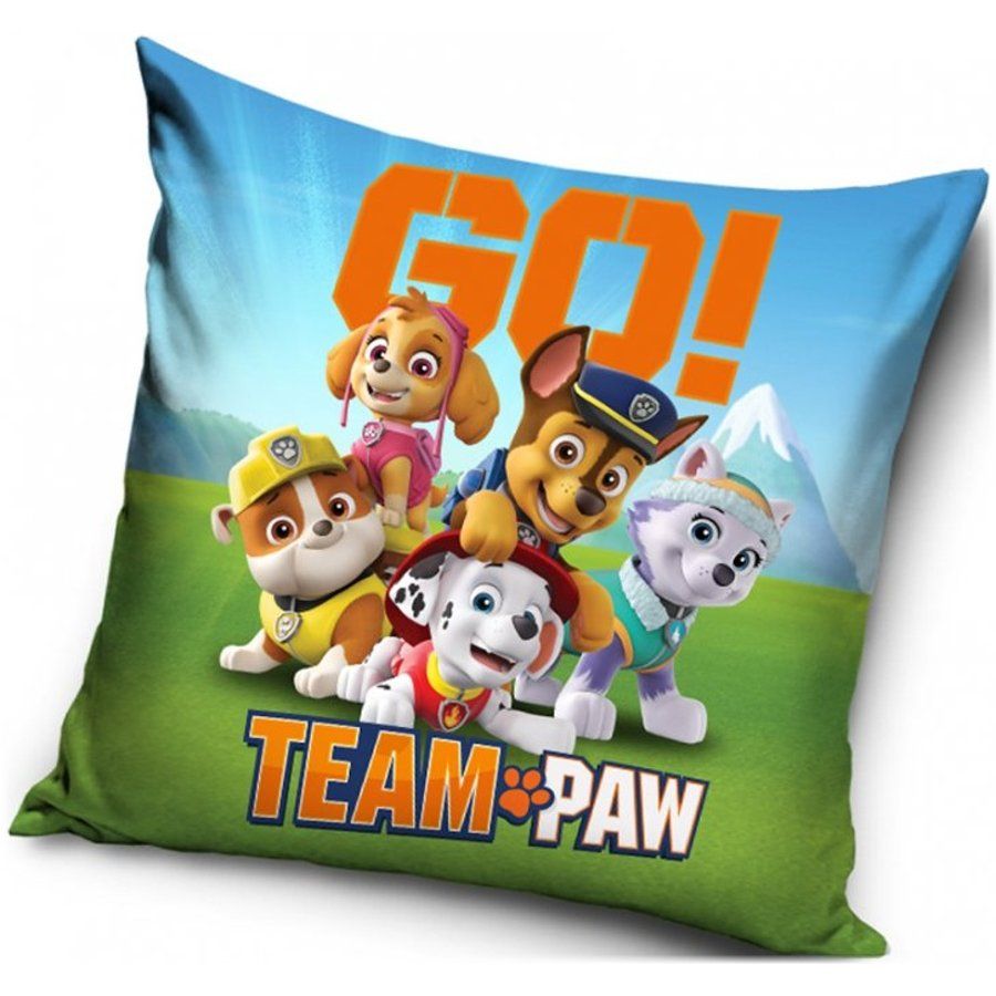 Carbotex · Povlak na vankúš Tlapková patrola - Paw Patrol - motív GO! - 40 x 40 cm