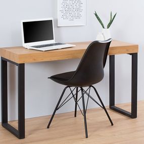 Písací stôl ASTERIOS Dekorhome Čierna / dub