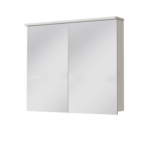 Kúpeľňová skrinka na stenu Juventa Monza MnMC-90 W (so zrkadlom) (s osvetlením)