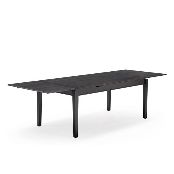 Čierny rozkladací stôl Hammel Sami, 180 x 100 cm
