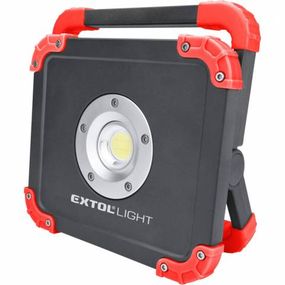 EXTOL LIGHT Svietidlo akumulátorové LED, 20W COB LED, 3,7V/6,6Ah Li-ion 43134