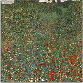 Obrazy Gustav Klimt - Poppy Field zs16785