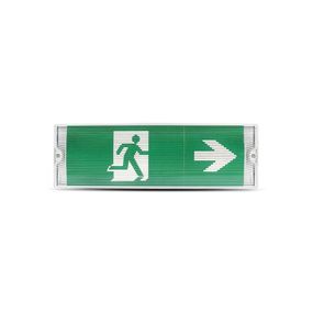 LED Núdzové svietidlo EMERGENCY EXIT LED/3W/230V IP65 6000K 1200mAh