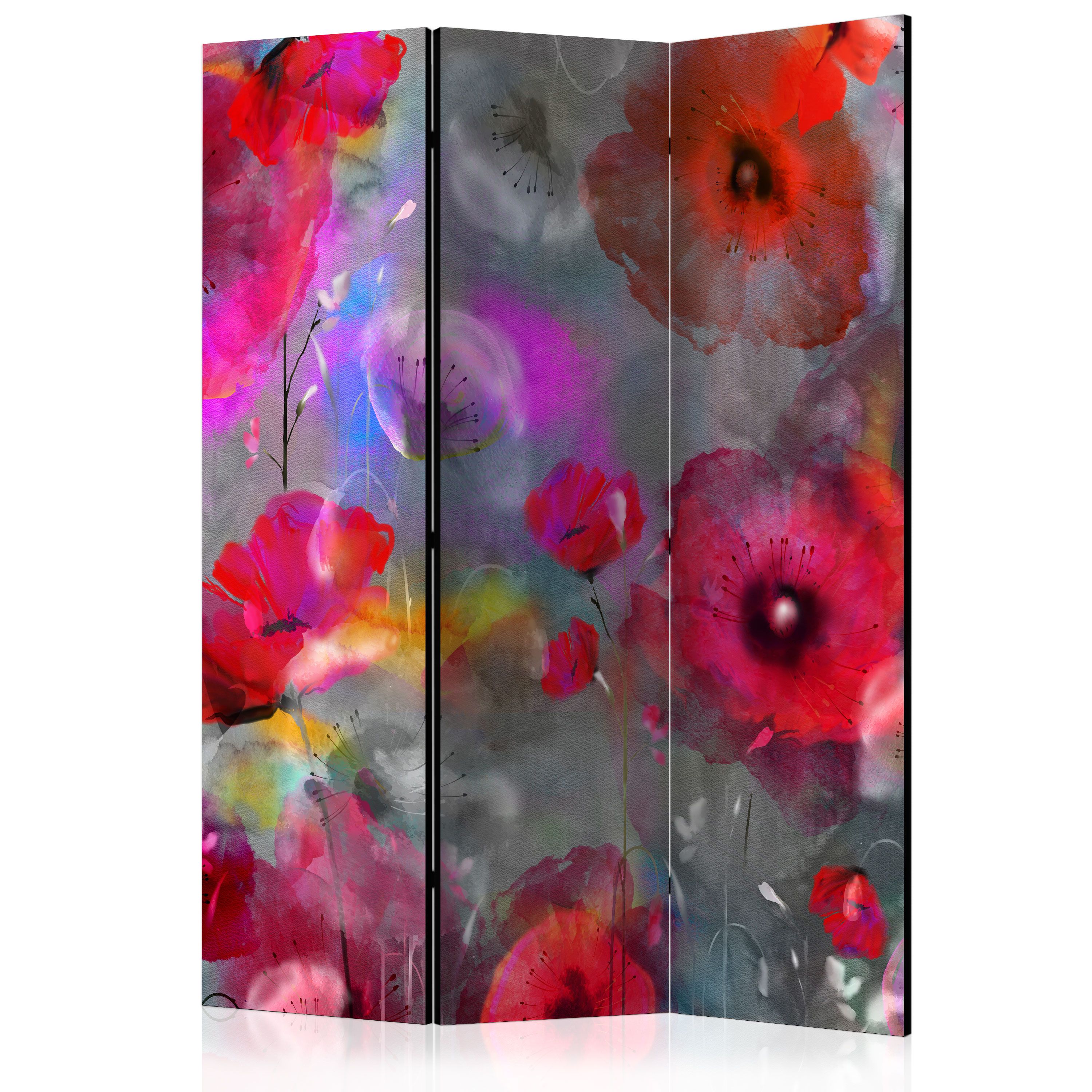 Artgeist Paraván - Painted Poppies [Room Dividers]