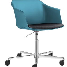 LD SEATING - Stolička WAVE 030,F37-N6 s čalúneným sedadlom