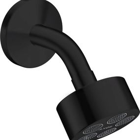 Axor One - Hlavová sprcha 75 EcoSmart so sprchovým ramenom, jeden prúd, čierna matná 48490670