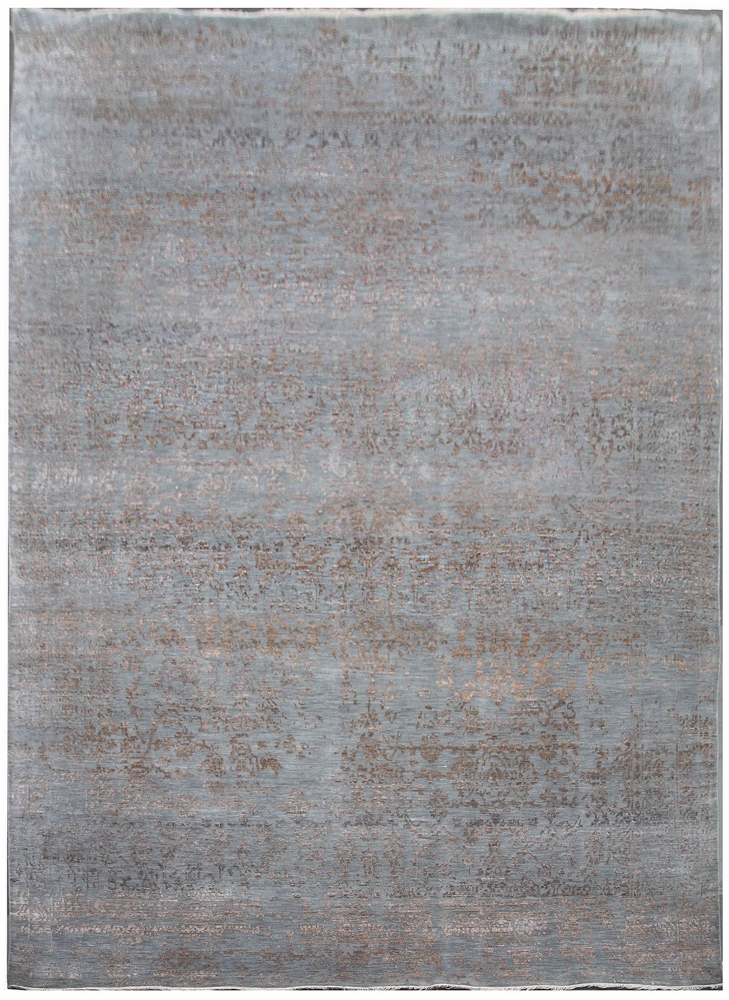 Diamond Carpets koberce Ručne viazaný kusový koberec Diamond DC-JK 1 Silver / mouse - 180x275 cm