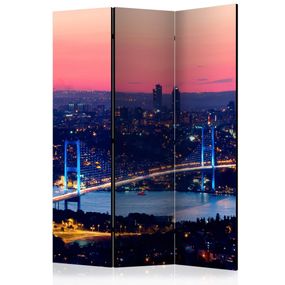 Paraván Bosphorus Bridge Dekorhome 135x172 cm (3-dielny)