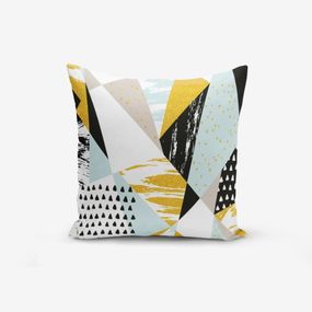 Obliečka na vankúš s prímesou bavlny Minimalist Cushion Covers Liandnse Modern Geometric Sekiller, 45 × 45 cm