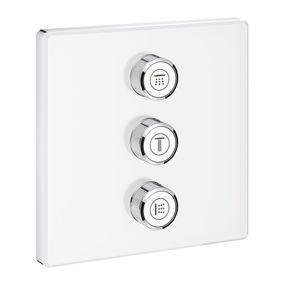 Grohe Grohtherm SmartControl - Krytka trojitého ovládača prietoku, mesačná biela 29158LS0